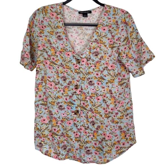 SOMETHING NAVY Arielle Charnas Floral Top Size Small - Picture 1 of 5